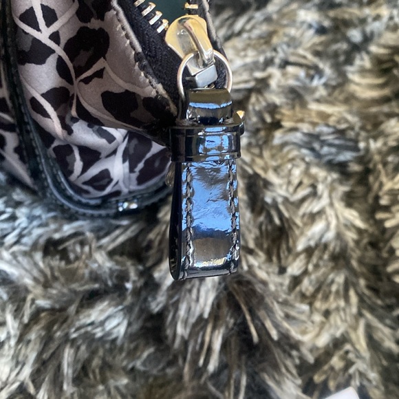 Coach Madison Sophia Ocelot Leopard Satchel Patent Leather Trim - Picture 9 of 16